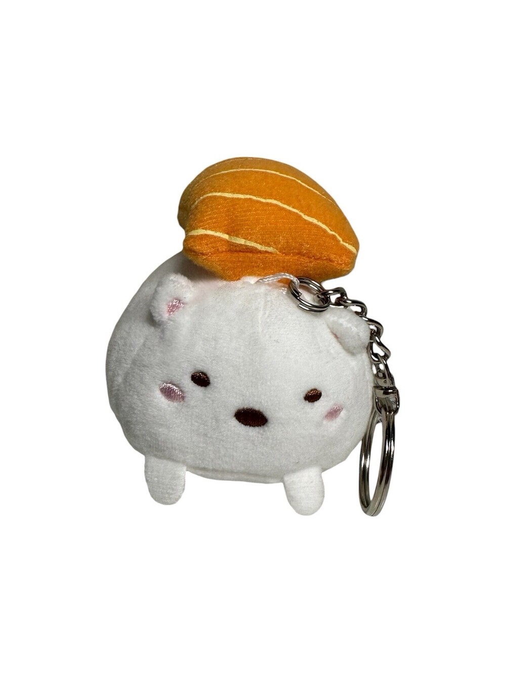 San-X 2021 Sumikkogurashi Shirokuma Sushi Mini Plush Keychain